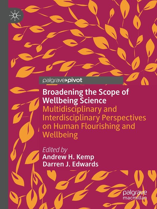 Title details for Broadening the Scope of Wellbeing Science by Andrew H. Kemp - Available
